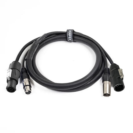 Perfex True1 & XLR Kombikaapeli (DMX, 1m)