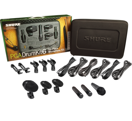 Shure PGA Drumkit 6 Rumpu Mikrofonipaketti