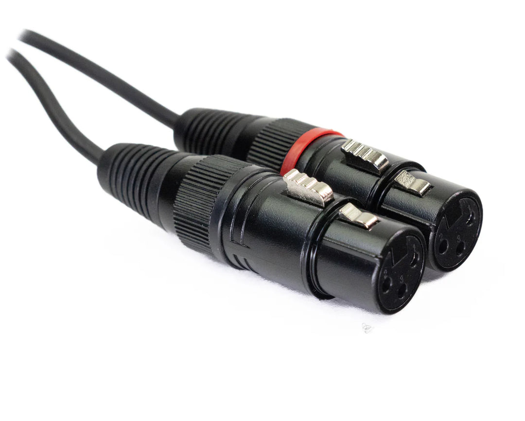 MINIJACK 3,5mm TRS uros - 2x XLR naaras (1,3m)