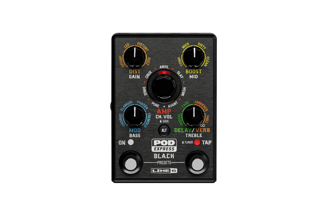 Line6 Pod Express Black Kitarat Multieffekt
