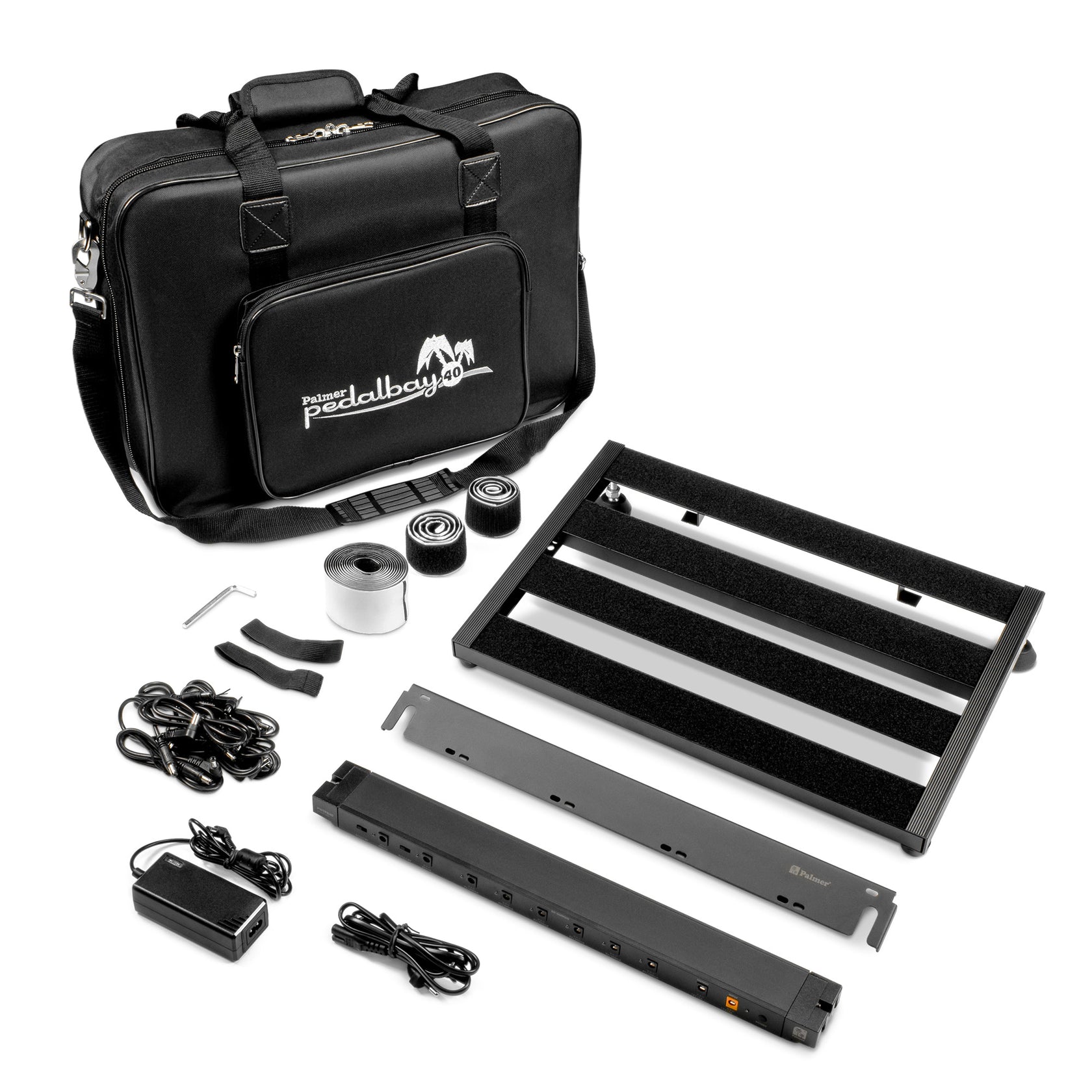Palmer Pedalbay® 40 PB - Pedalboard inkl. WTPB40-strømbarre