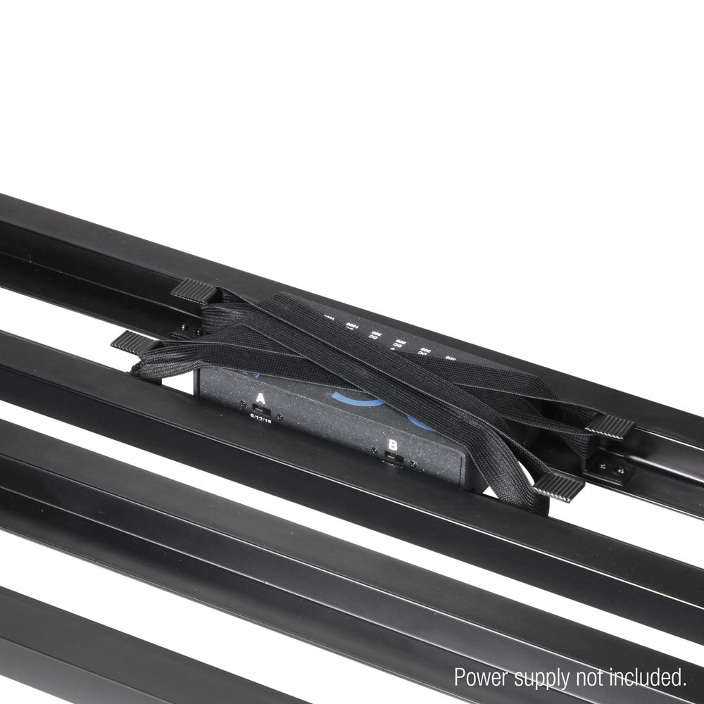 Palmer PEDALBAY® 50 S - Letvægts kompakt pedalboard med beskyttende softcase, 50 cm