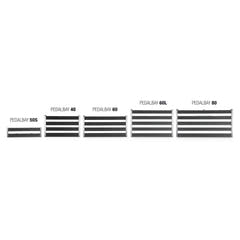 Palmer Polkimet® 60 - Letvægts, justerbart pedalboard med beskyttende softcase, 60 cm