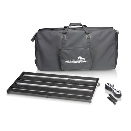 Palmer PEDALBAY® 80 - Kevyt, säädettävä pedaalilauta suojaavalla softcasella, 80 cm
