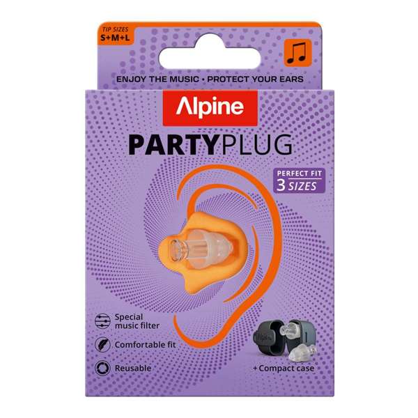 Alpine Party Plug Korvatulpat (Läpinäkyvä)