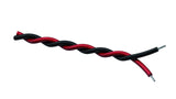 ProCab snoet kabel 2 x 0,5 mm² sort - Rød 100 meter