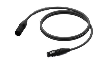 ProCab DMX/AES XLR han > XLR hun m/sort Neutrik - 3 m