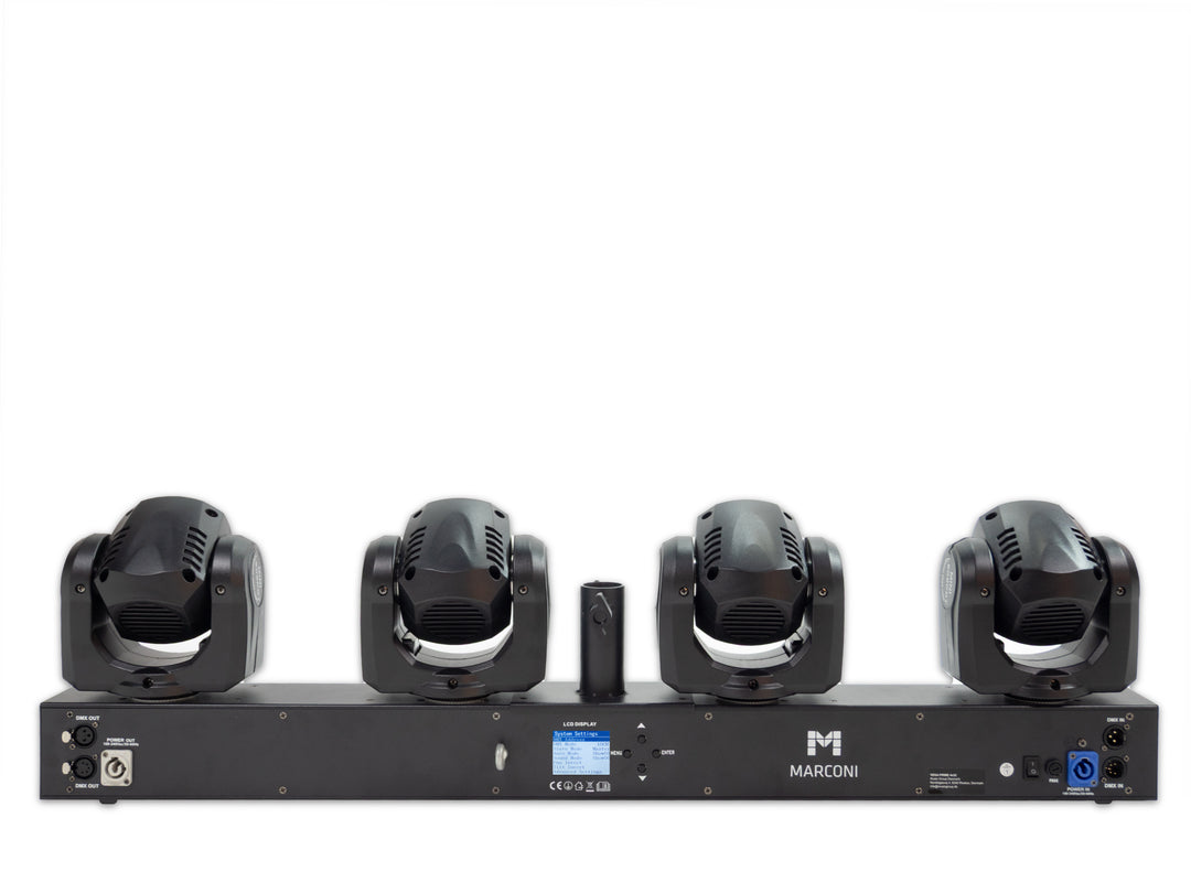 Marconi VEGA PRIME 4x32W - Liikkuvat päät