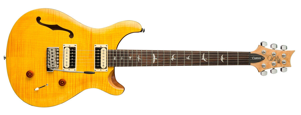 PRS SE Custom 22 Semi-Hollow sähkökitara (Santana Yellow )