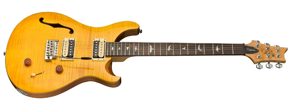 PRS SE Custom 22 Semi-Hollow sähkökitara (Santana Yellow )
