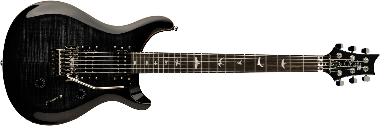 PRS SE Custom 24 Floyd Rose sähkökitara (Charcoal Burst )