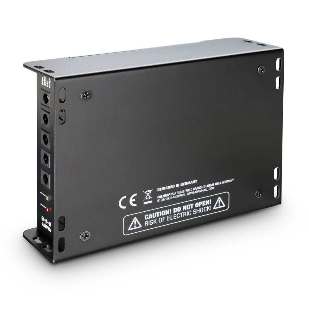 Palmer PWT 05 MK 2 – Universaali 9V virtalähde pedaalilautaasi, 5 ulostuloa