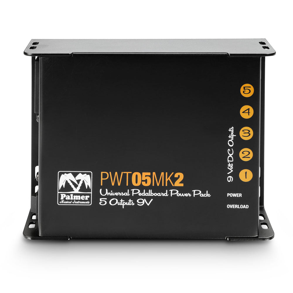 Palmer PWT 05 MK 2 – Universaali 9V virtalähde pedaalilautaasi, 5 ulostuloa