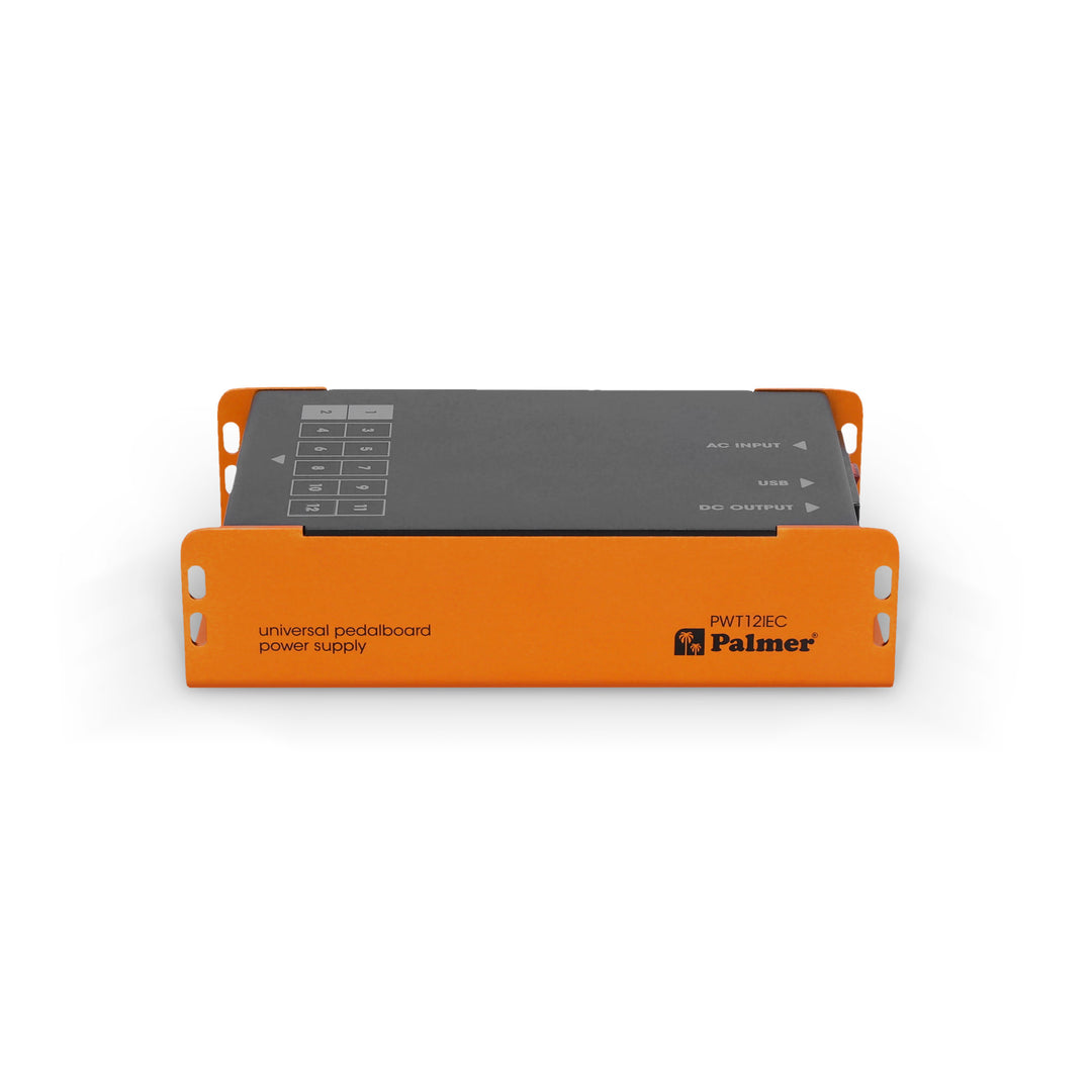 Palmer PWT 12 IEC - Yleiskäyttöinen virtalähde pedalboardille USB-liitännällä