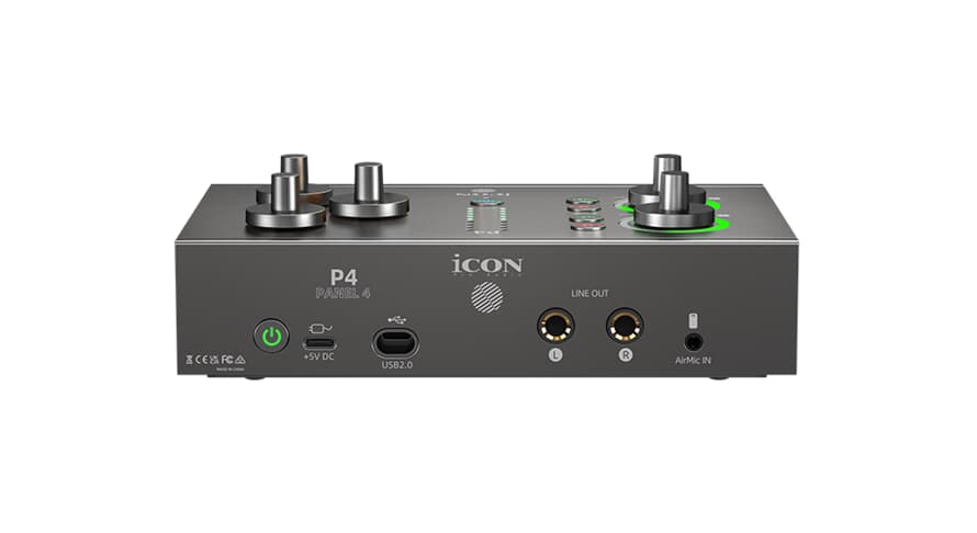 iCon Panel 4 USB-äänikortti useilla kanavilla