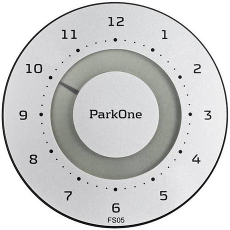 ParkOne2 Pysäköintikiekko (Hopea)