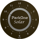 ParkOne Solar Pysäköintikello, Musta