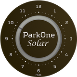 ParkOne Solar Pysäköintikello, Musta