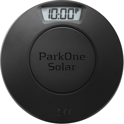 ParkOne Solar Pysäköintikello, Musta