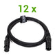 DMX Kabel Paketti (12x0,5m)