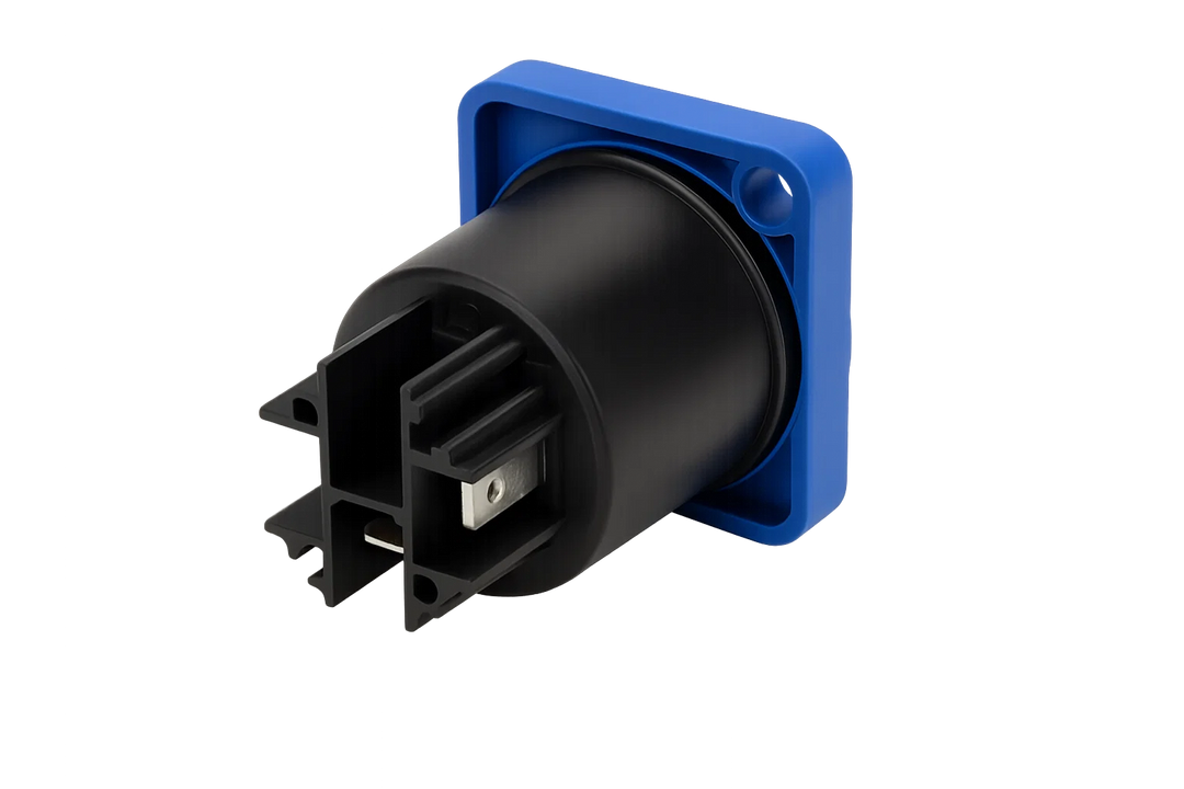 Perfex Powercon Sininen Chassis Liitin