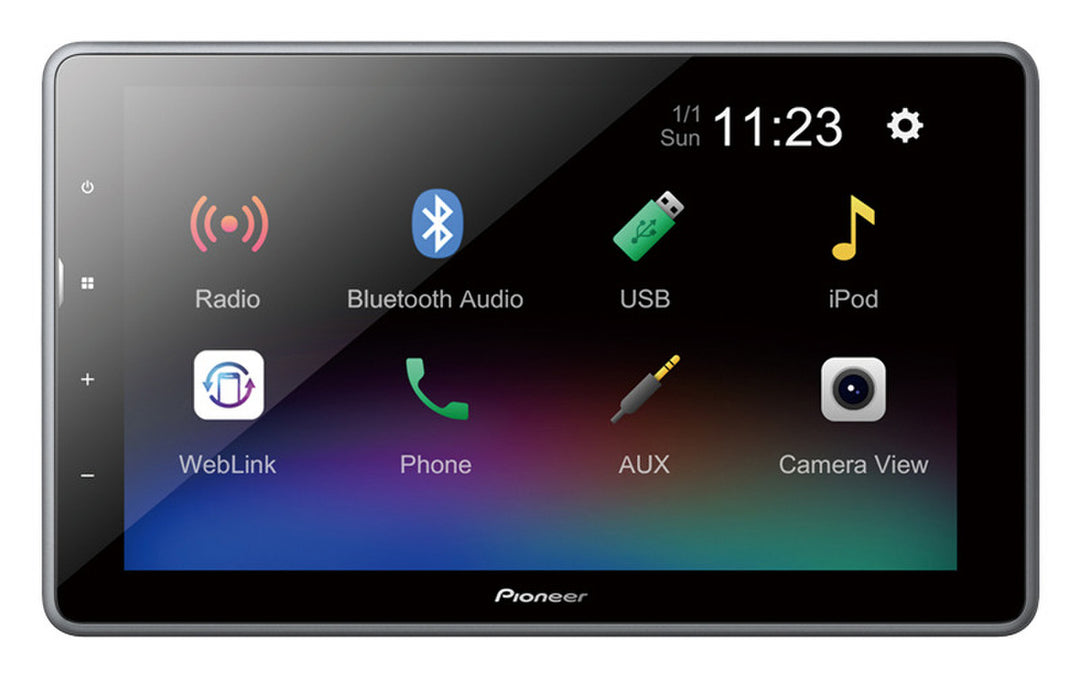 Pioneer DMH-AF555BT Multimedian 9" Autoradio Bluetoothilla