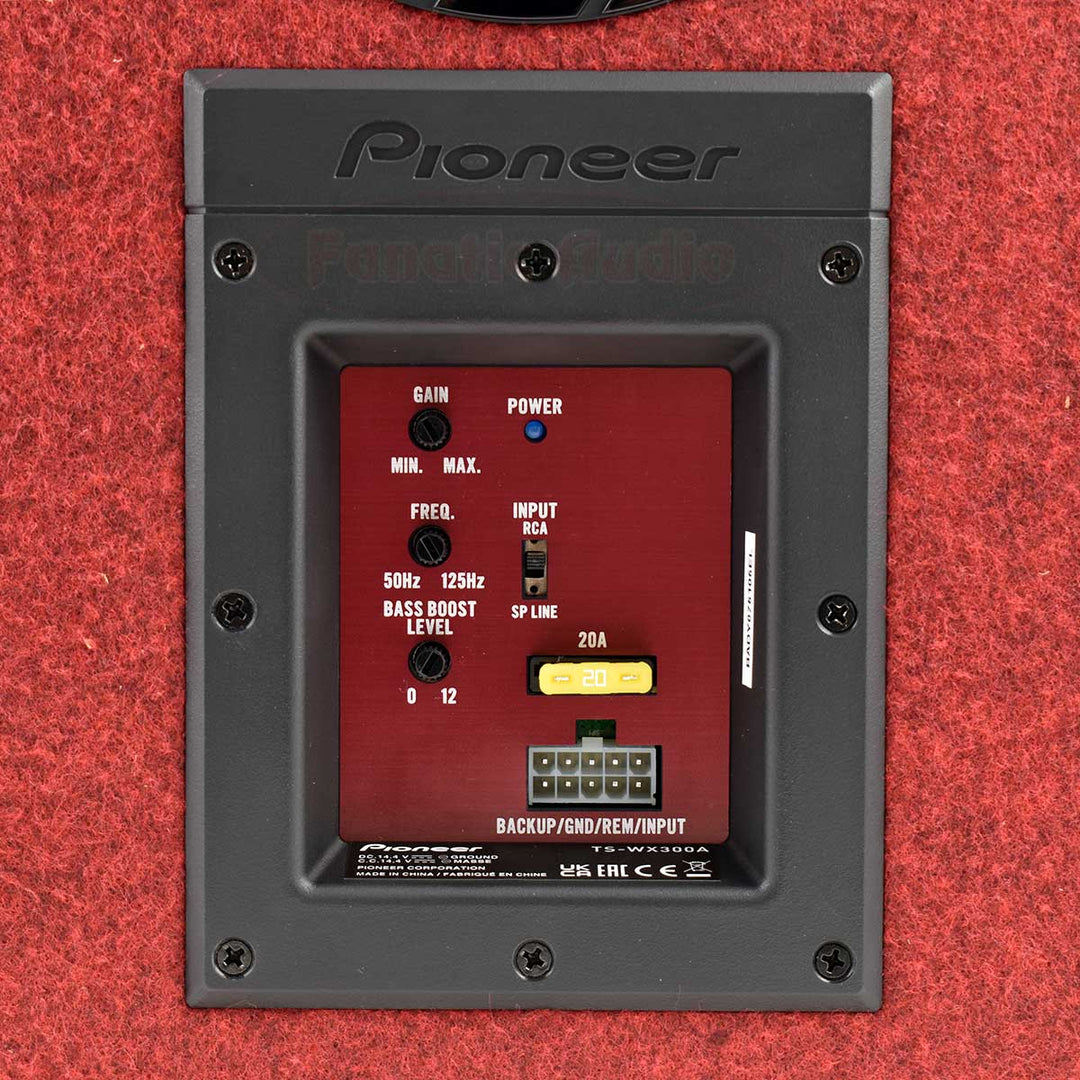 Pioneer TS-WX300A Aktiivinen Subwoofer Sisäänrakennetulla D-luokan Vahvistimella