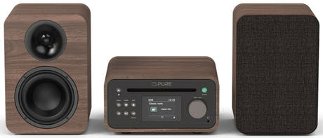 Pure Classic Stereo Mini kahvinruskea/pähkinäpuu