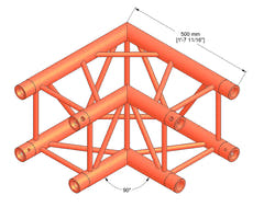 Milos QTB quatro 2-tie 90°, kulma