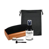 Puhdistussarja vinyylilevyille, jossa on 5-in-1 äänirasian harja.