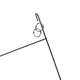 Metallinen vinyylilevyn ripustin (5x)