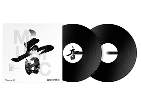 RB-VD2-K Rekordbox control vinyl (sarja 2) (musta)