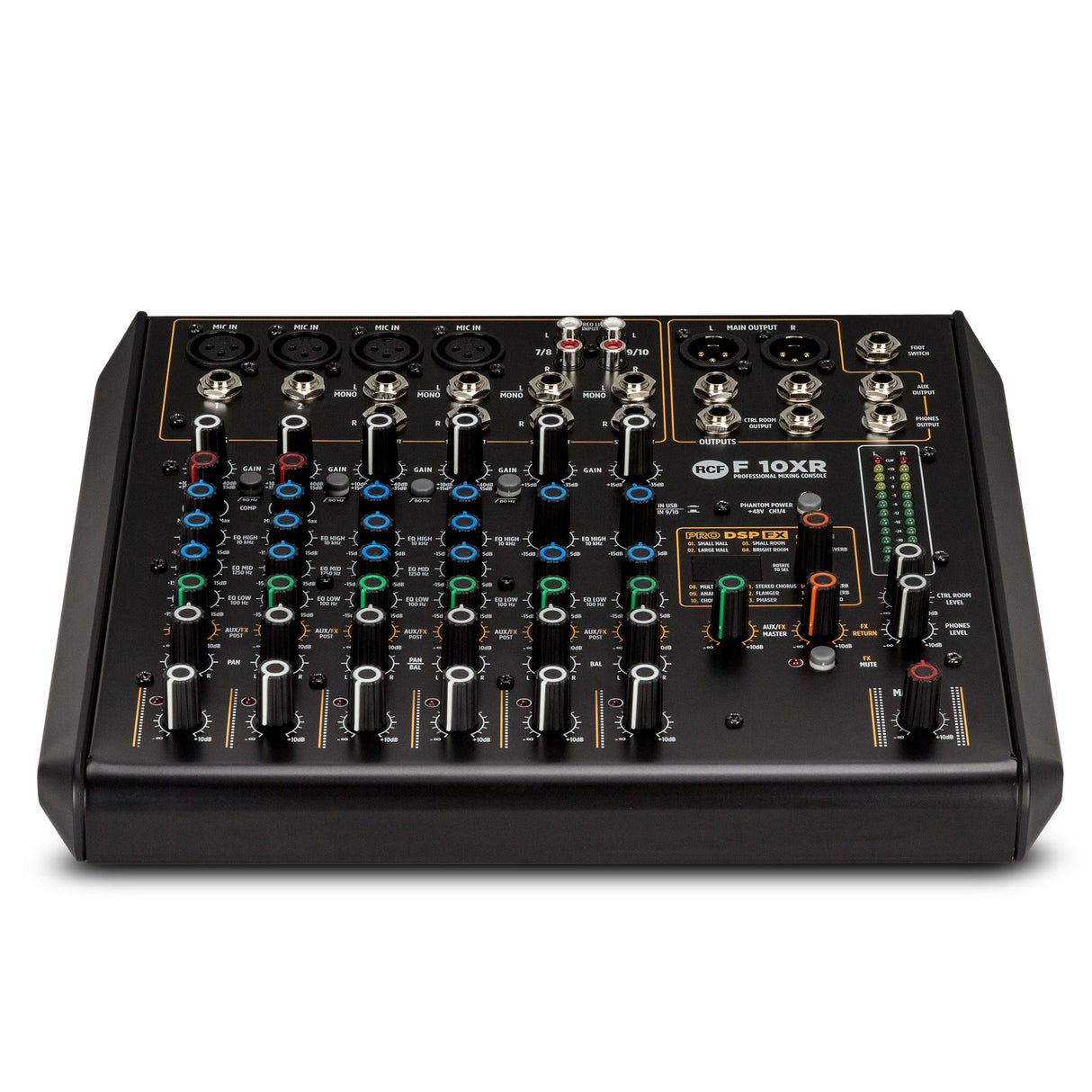 RCF F 10XR Live mikseri, DSP ja USB