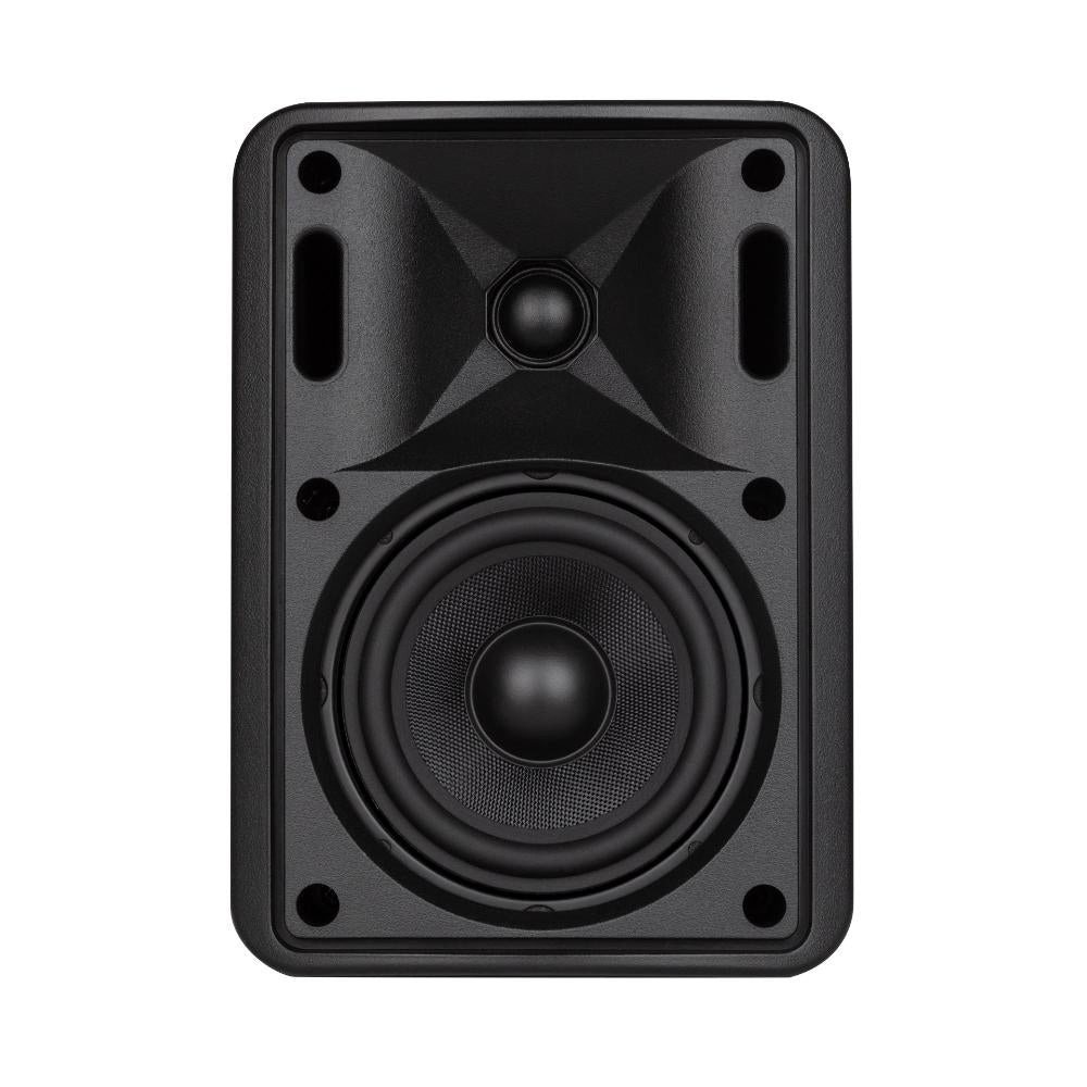 RCF seinakaiutin 2-tie 4" setti (2 kpl) 40W 100 V IP55, Sort