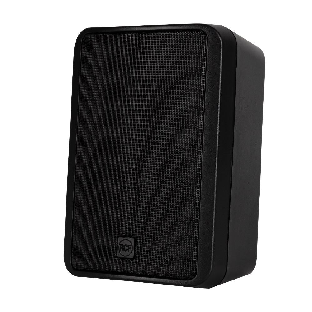 RCF seinäkaiutin 2-tie 5" setti (2 kpl) 60W 100 V IP55, Sort