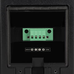 RCF seinäkaiutin 2-tie 5" setti (2 kpl) 60W 100 V IP55, Sort