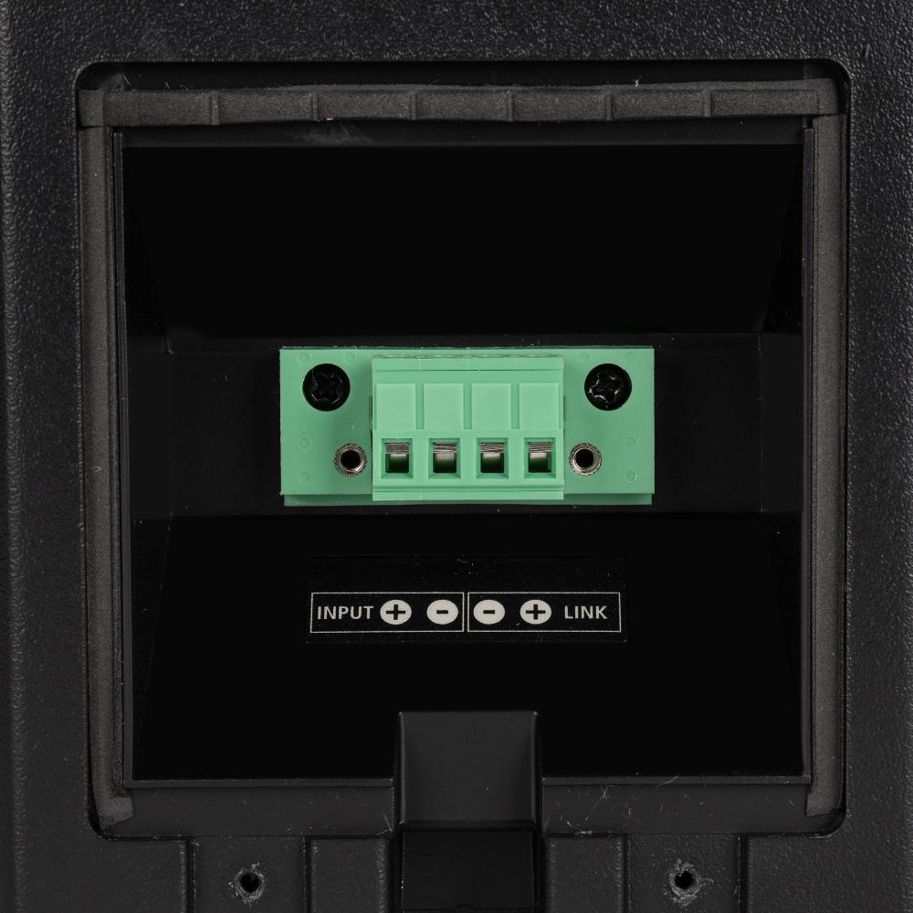 RCF seinäkaiutin 2-tie 5" setti (2 kpl) 60W 100 V IP55, Sort