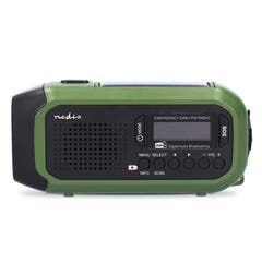 Kannettava Hätäradio käsikammella