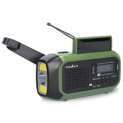 Kannettava Hätäradio käsikammella