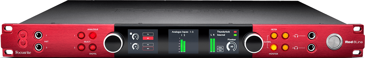 Focusrite Red 8 rivin äänikortti