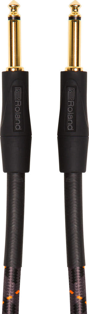 Roland "GOLD" Instrumenttikaapeli 6.3mm Jack mono - 6.3mm Jack mono