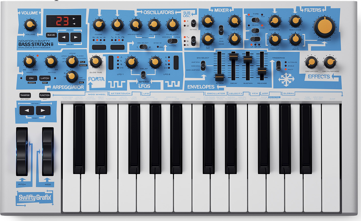Novation Bass Station II -syntetisaattori 