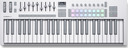 Novation Launchkey 49 MK4 MIDI-Kosketinsoittimet (Valkoinen)