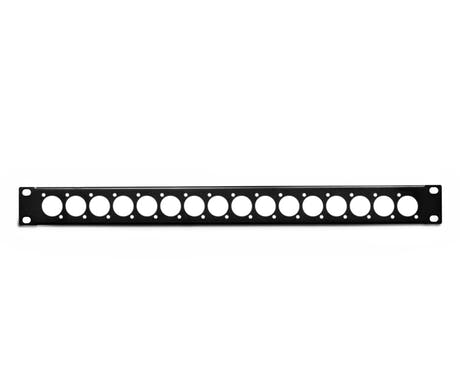 Perfex 19" 16 D-slot punchout, 1U