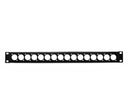 Perfex 19" 16 D-slot punchout, 1U