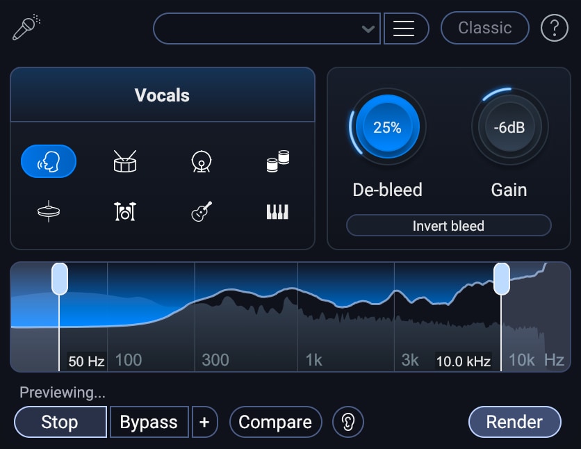 RX 12 Standard: CRG mistä tahansa maksullisesta iZotope-tuotteesta
