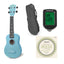 Reno RU150 Sopraano Ukulele (sininen) Aloituspaketti