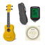 Reno RU150 Sopraano Ukulele (Keltainen) Starter Kit (Aloituspakkaus)