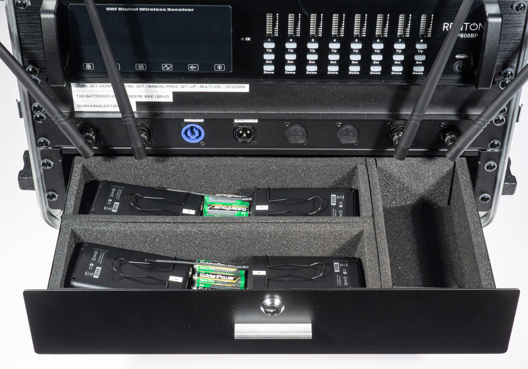 Renton Rack Langaton Järjestelmä (8 Headset)