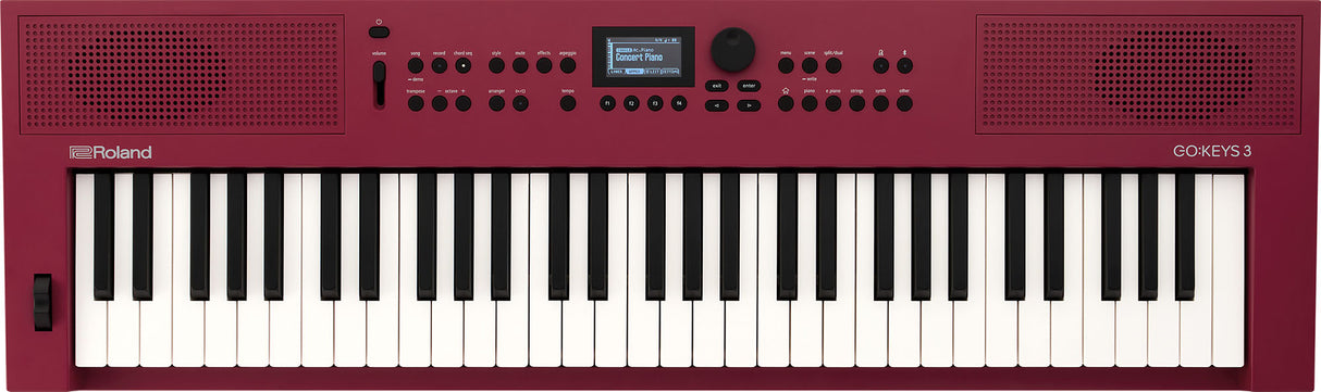 Roland GO:KEYS 3 Starter Pack (Dark Red)